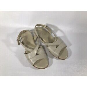 SAS Tripad Comfort Suntimer Sandals Size 6.5 W Pearl Bone Beige Adjustable Strap
